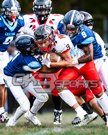 OK3Sports coverage of the high school football game featuring the Central Falcons and the Crossland Cavaliers