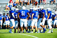 Clayton High School host a football scrimmage