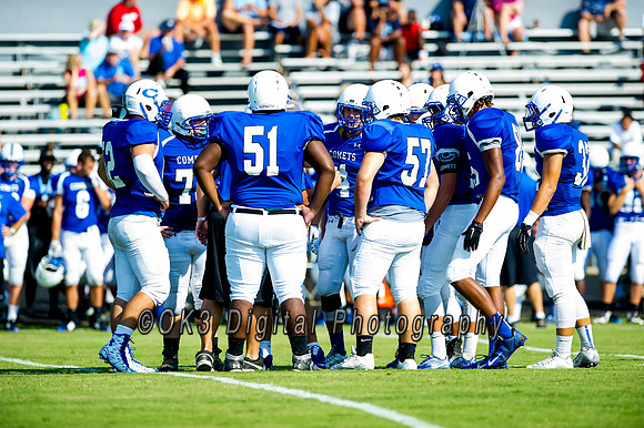 Clayton High School host a football scrimmage
