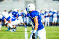 Clayton High School host a football scrimmage