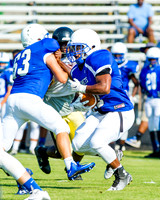 Clayton High School host a football scrimmage