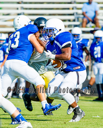 Clayton High School host a football scrimmage