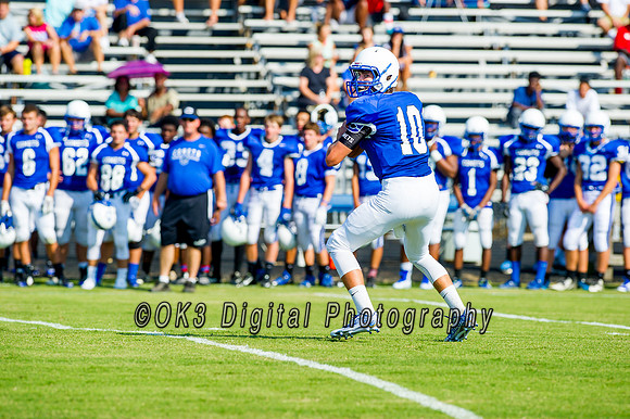 Clayton High School host a football scrimmage