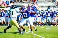 Clayton High School host a football scrimmage