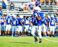 Clayton High School host a football scrimmage