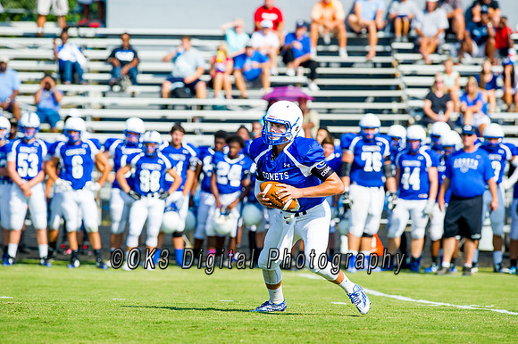 Clayton High School host a football scrimmage