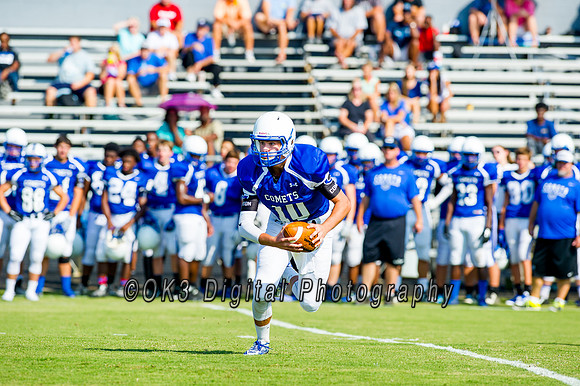 Clayton High School host a football scrimmage