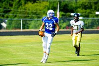 Clayton High School host a football scrimmage