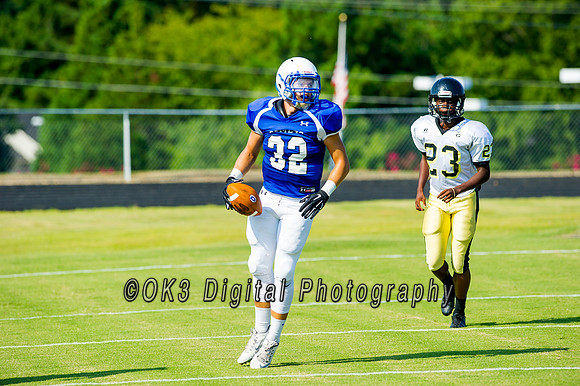 Clayton High School host a football scrimmage