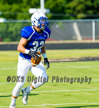 Clayton High School host a football scrimmage