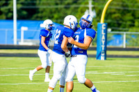 Clayton High School host a football scrimmage