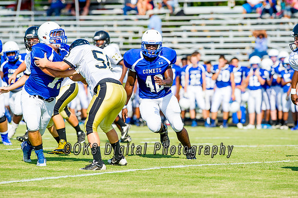 Clayton High School host a football scrimmage