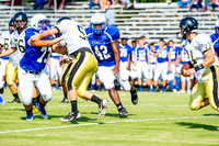 Clayton High School host a football scrimmage