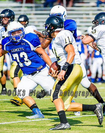 Clayton High School host a football scrimmage