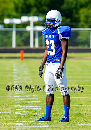Clayton High School host a football scrimmage