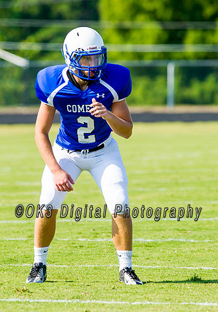 Clayton High School host a football scrimmage