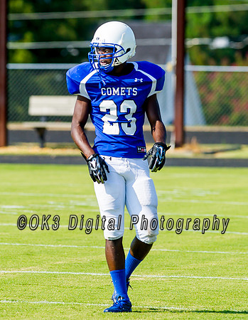 Clayton High School host a football scrimmage
