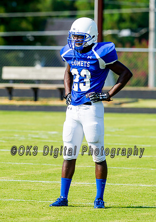 Clayton High School host a football scrimmage