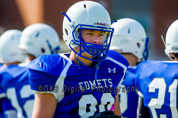 Clayton High School host a football scrimmage