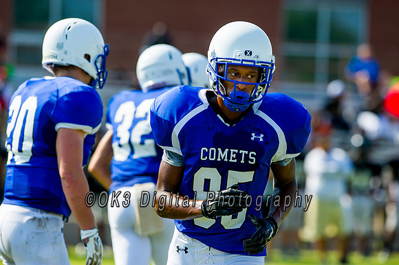 Clayton High School host a football scrimmage