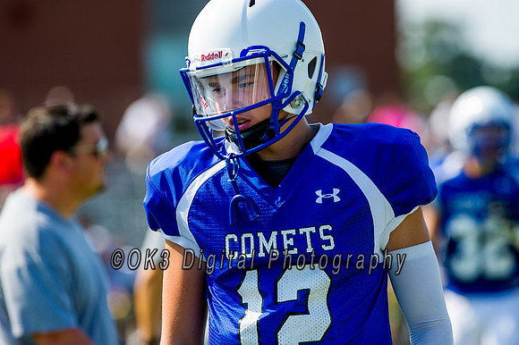Clayton High School host a football scrimmage