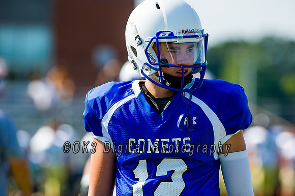 Clayton High School host a football scrimmage