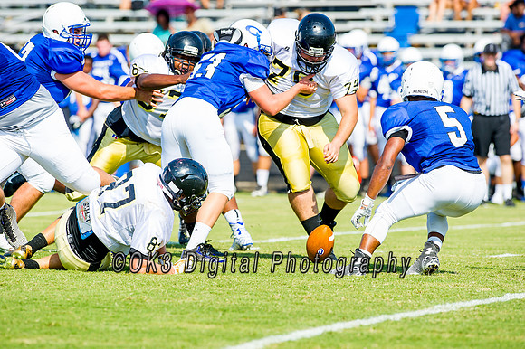 Clayton High School host a football scrimmage