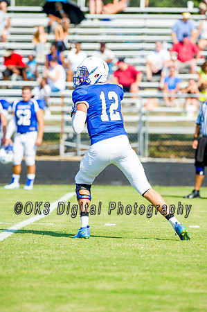 Clayton High School host a football scrimmage