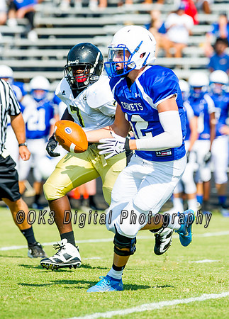 Clayton High School host a football scrimmage
