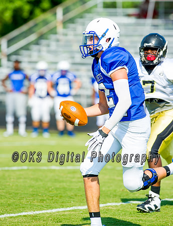 Clayton High School host a football scrimmage