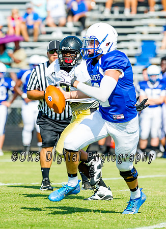 Clayton High School host a football scrimmage