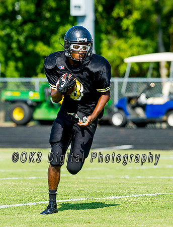 Clayton High School host a football scrimmage
