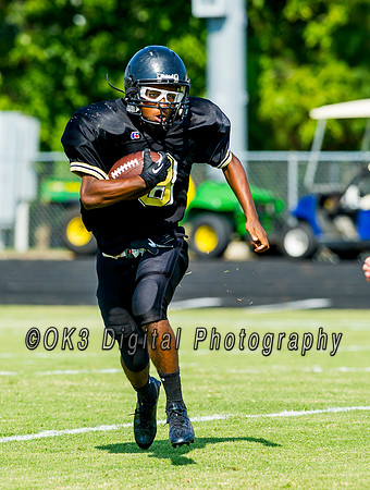 Clayton High School host a football scrimmage