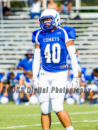 Clayton High School host a football scrimmage