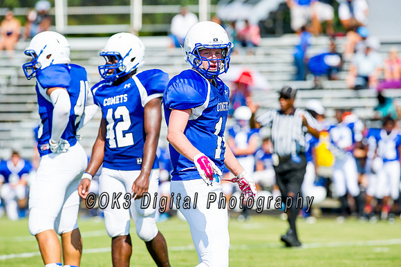 Clayton High School host a football scrimmage