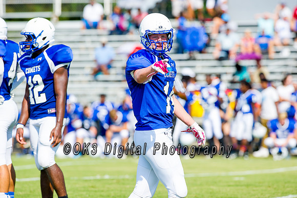 Clayton High School host a football scrimmage