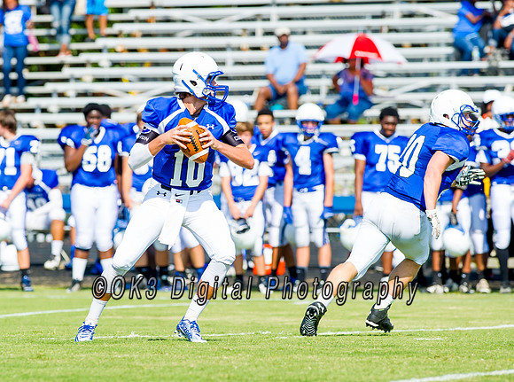 Clayton High School host a football scrimmage