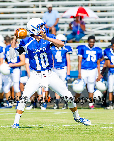 Clayton High School host a football scrimmage