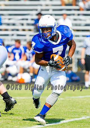 Clayton High School host a football scrimmage