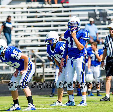 Clayton High School host a football scrimmage
