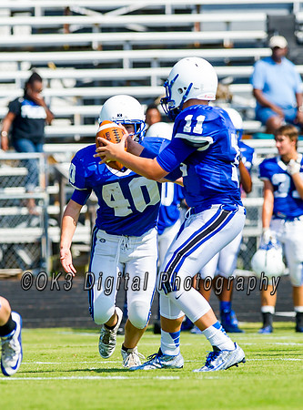 Clayton High School host a football scrimmage