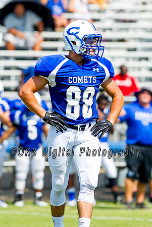 Clayton High School host a football scrimmage
