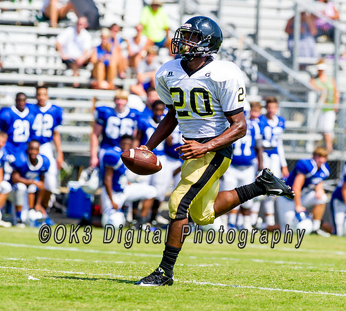 Clayton High School host a football scrimmage