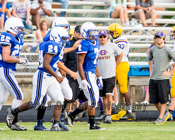 The JV Clayton Comets vs the Corinth Holder Pirates