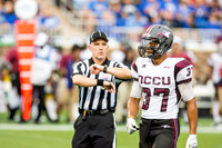 Olen C. Kelley III's coverage from the North Carolina Central University Eagles vs Duke Blue Devils ACC College Football game