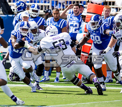 Olen C. Kelley III's coverage from the Northwestern Wildcats vs Duke Blue Devils ACC College Football game