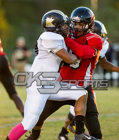 Olen C. Kelley III's coverage of the Knightdale Knighta and Rolesville Rams football game