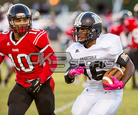 Olen C. Kelley III's coverage of the Knightdale Knighta and Rolesville Rams football game