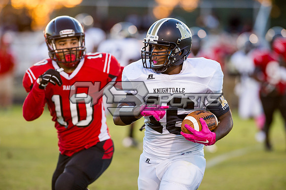 Olen C. Kelley III's coverage of the Knightdale Knighta and Rolesville Rams football game