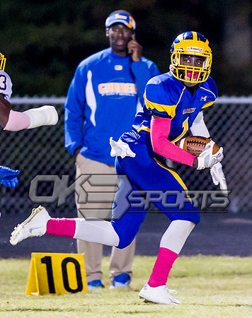 Olen C. Kelley III's coverage of the Garner Trojans and East Wake Warriors football game